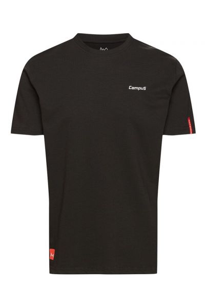Czarny t-shirt męski Campus Ronvale