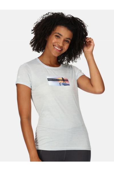 Koszulka damska sportowa Regatta Fingal Jasny Melanż