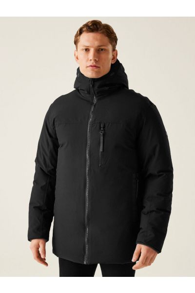 Męska zimowa parka czarna Regatta Yewbank